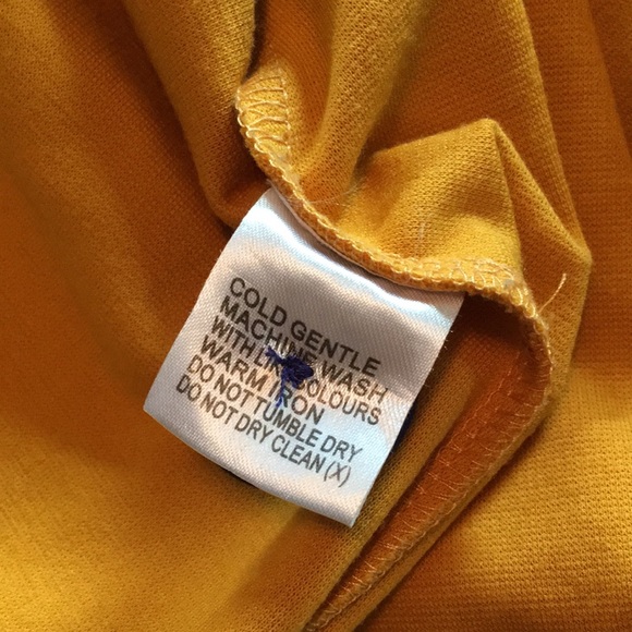 Modcloth Snow White 🍎 twofer dress indigo cobalt blue & goldenrod yellow - Picture 17 of 17